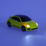 RC auto 1:14 Volkswagen Beetle žlté – Obrázok 7