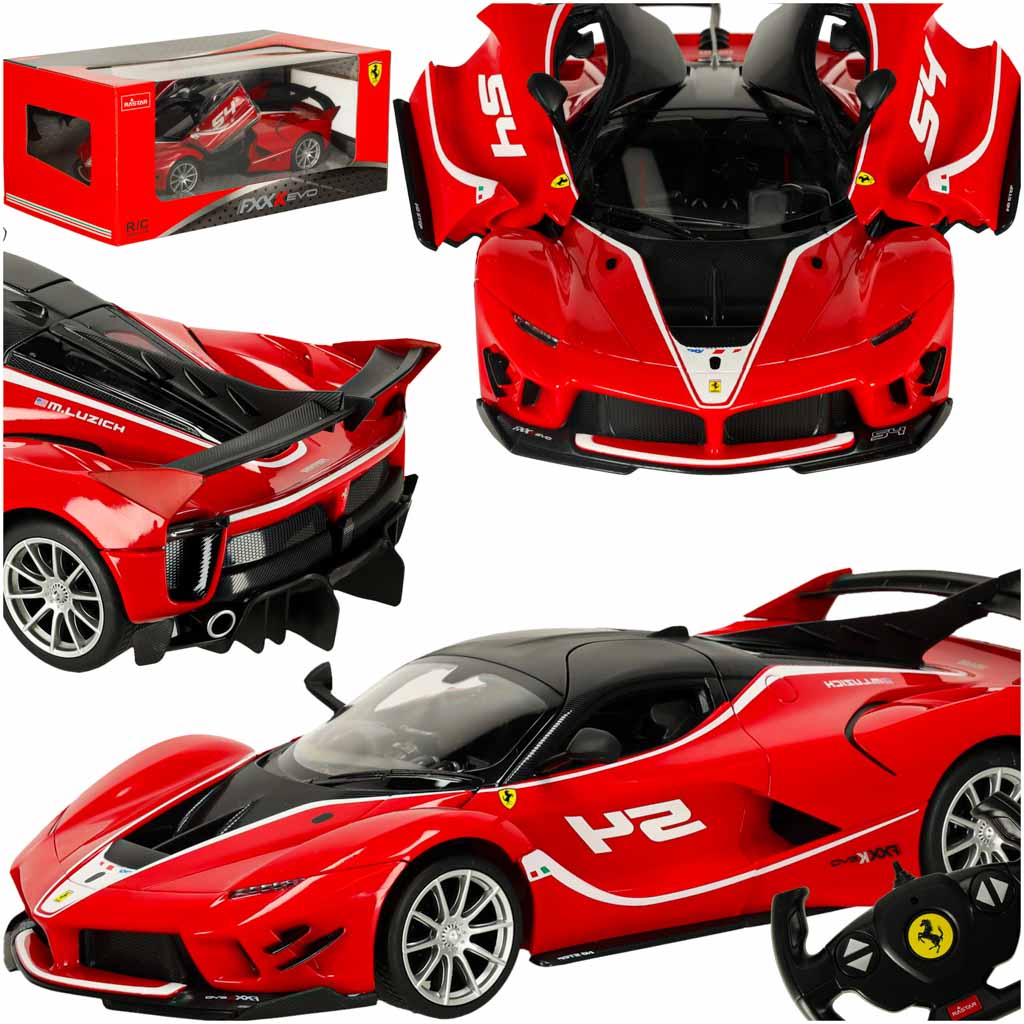 Samochod-zdalnie-sterowany-Rastar-79200-Ferrari-FXX-1-14-czerwony-163303 RC auto 1:14 Ferrari FXX – Obrázok 1