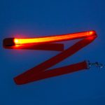 LED svietiace vodítko pre psov 2,5x120cm oranžové – Obrázok 8