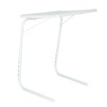 Sklopný bočný stolík na notebook 52 x 40 cm biely – Obrázok 4