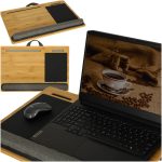 Drevený stojan na notebook