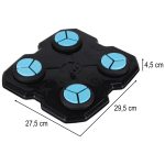 Boxerský štít nástenný tréner hudba LED USB rukavice – Obrázok 12