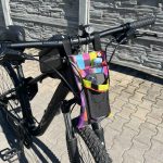 Taška na riadidlá bicyklov kolobežky telefónna brašňa na bicykel kontrola farby – Obrázok 12