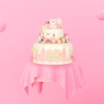 Narodeninová torta nahromadená na rezanie suchý zips hudba svetlo kuchyňa 16 kusov ružová – Obrázok 17