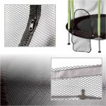 Detská záhradná trampolínová sieť 140 cm zelená – Obrázok 4
