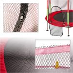 Detská záhradná trampolína 140 cm červená – Obrázok 3