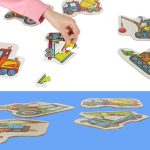 ALEXANDER Puzzle pre batoľatá - stavebné stroje 2+ – Obrázok 4