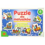 ALEXANDER Puzzle pre batoľatá - stavebné stroje 2+ – Obrázok 5
