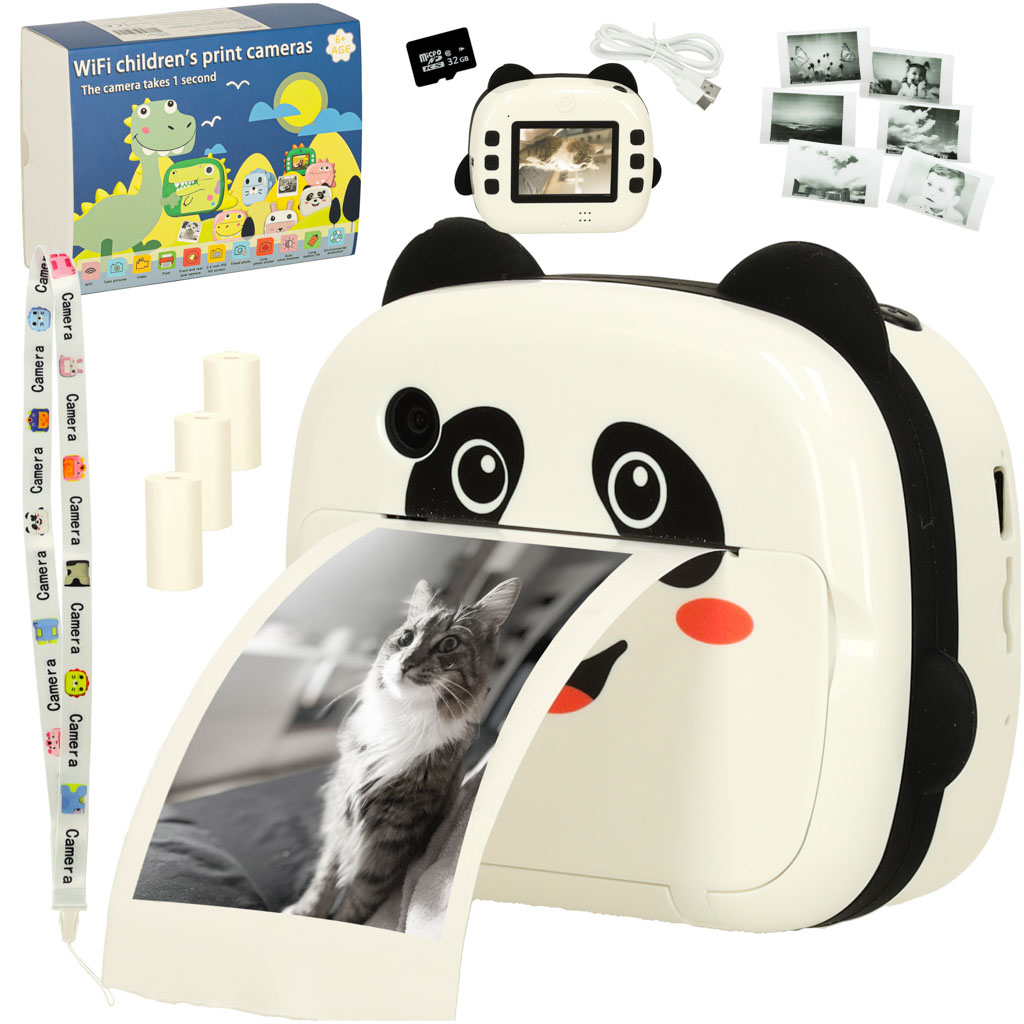 Aparat-natychmiastowy-dla-dzieci-panda-160543 Okamžitý fotoaparát s pandou pre deti – Obrázok 1