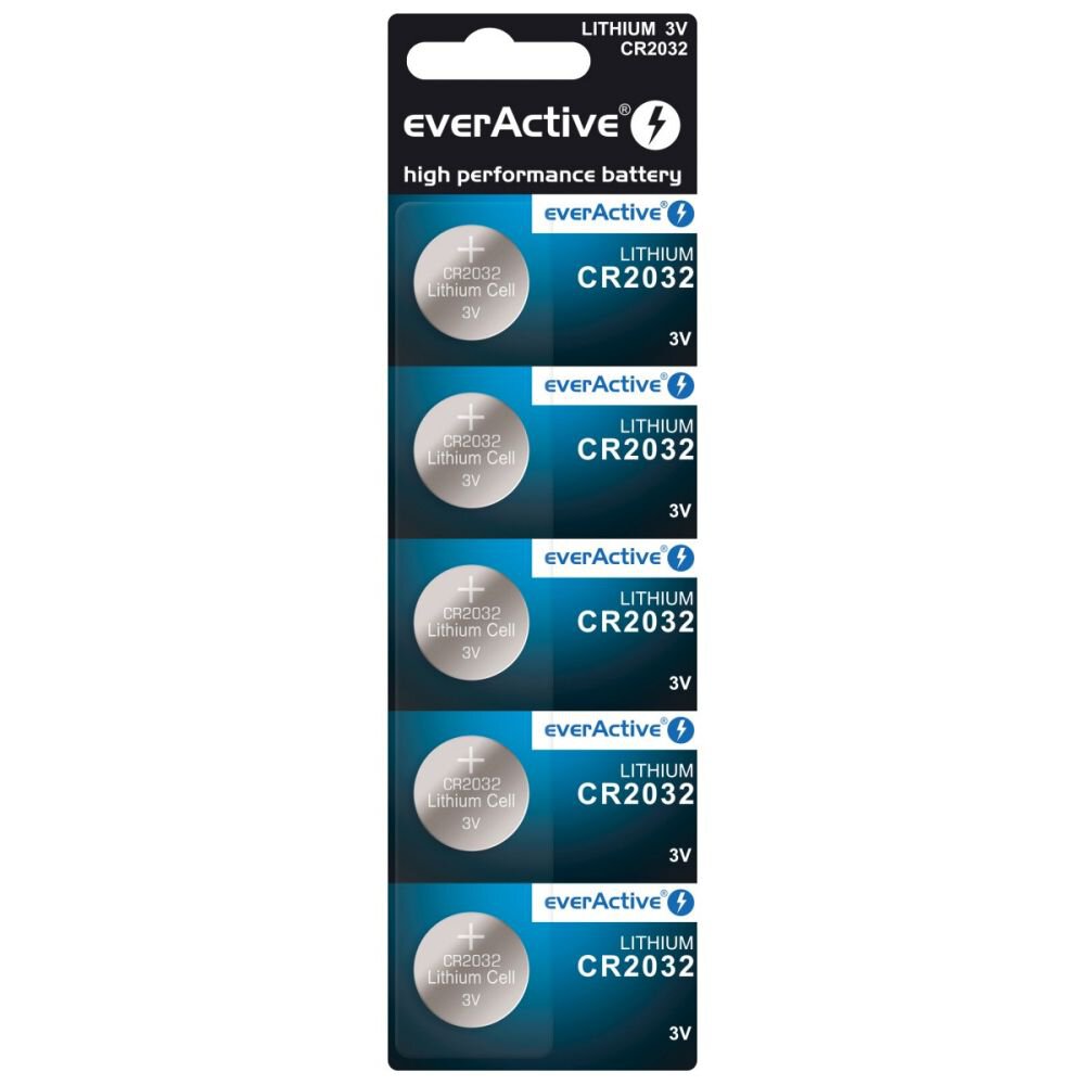 Bateria-everActive-litowa-CR2032-blister-5szt-896572 Batéria everActive litowa CR2032 blister 5szt. – Obrázok 1