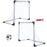 Detská futbalová bránka 2v1 143x110x70cm – Obrázok 7