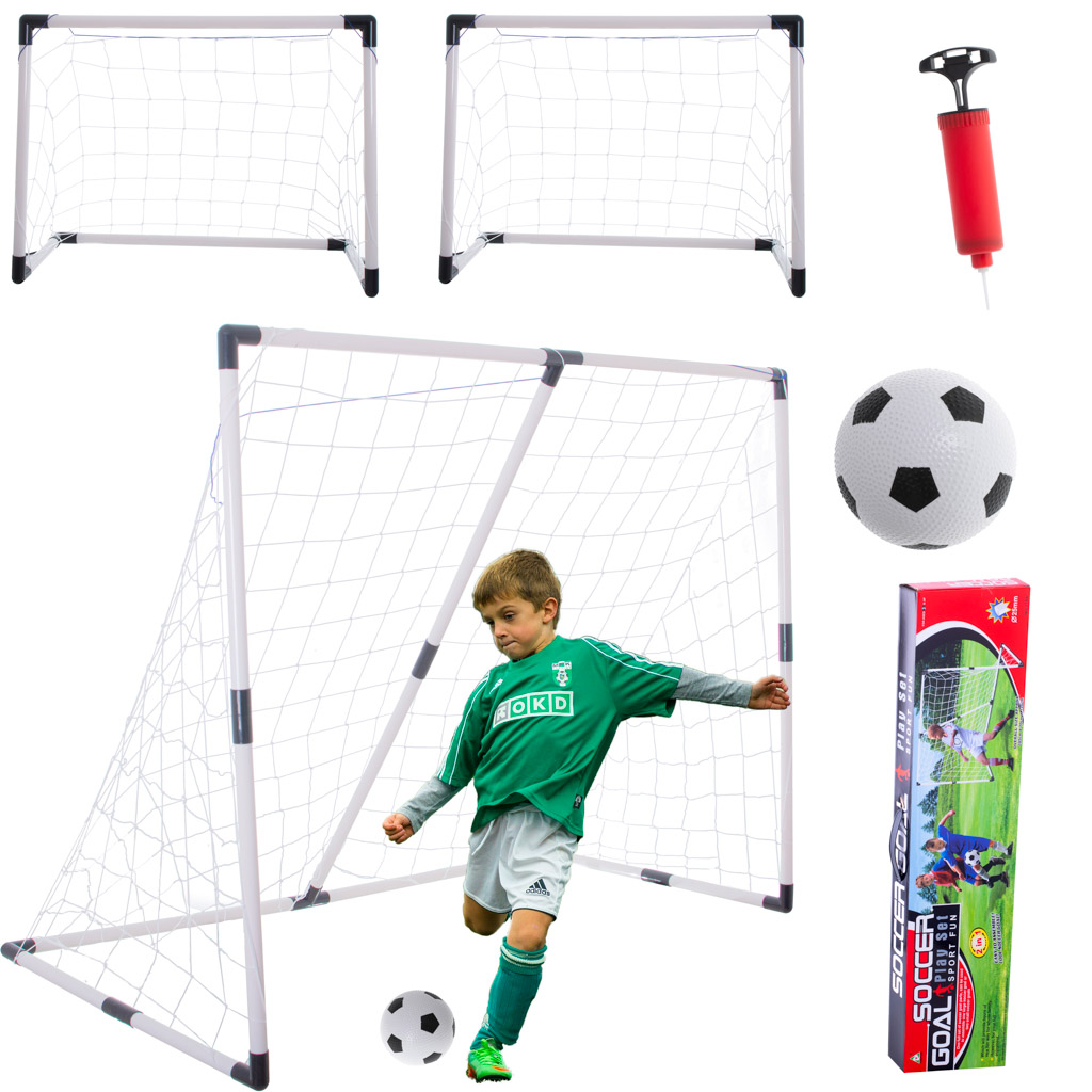 Bramka-pilkarska-do-pilki-noznej-dla-dzieci-2w1-185x120x70cm-134069 Futbalová bránka pre deti 2v1 185x120x70cm – Obrázok 1