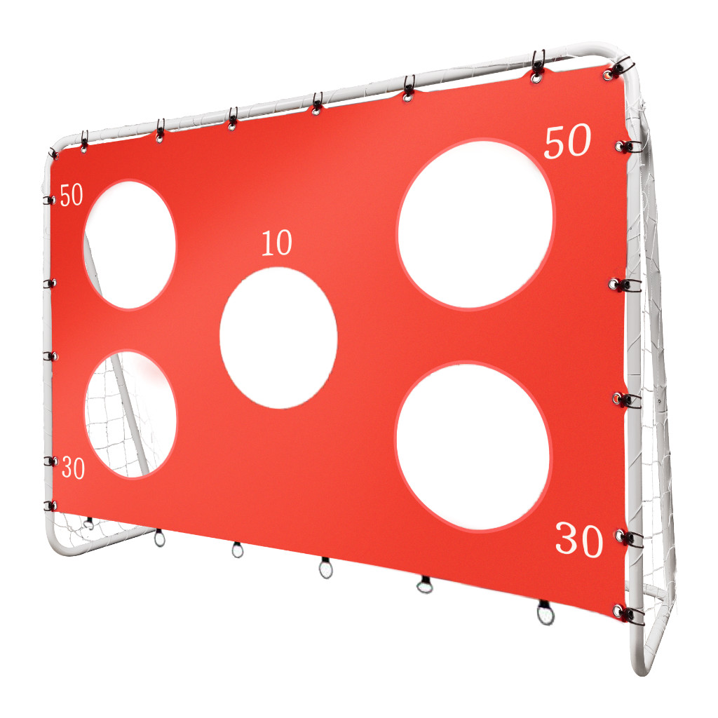 KX3207 Bramka piłkarska do piłki nożnej dla dzieci treningowa Detská futbalová tréningová bránka 2v1 + podložka na presnosť 215 x 153 x 76 cm – Obrázok 1