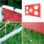 Detská futbalová tréningová bránka 2v1 + podložka na presnosť 215 x 153 x 76 cm – Obrázok 8