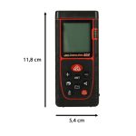 Digitálny laserový merač vzdialenosti vodotesný IP54 3mm/60m batériovo napájaný – Obrázok 9