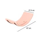 Vyvažovacia doska s reliéfom 83x28cm ružová – Obrázok 6