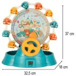 Ruský kolotoč s volantom na chytanie loptičiek – Obrázok 12