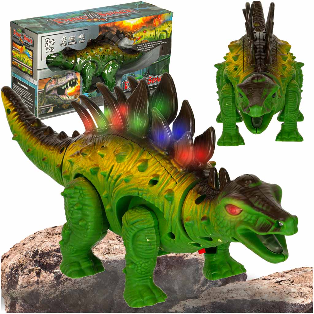 Dinozaur-Stegozaur-zabawka-interaktywna-na-baterie-chodzi-swieci-ryczy-174852 Dinosaurus RC Stegosaurus na diaľkové ovládanie chodí svieti revú – Obrázok 1