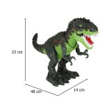 T-REX elektronický dinosaurus chodí zelený rev – Obrázok 11