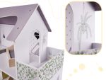 Drevený domček pre bábiky + nábytok 70cm sivý – Obrázok 13