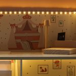 LULILO Peonio drevený domček pre bábiky 70cm LED ružový – Obrázok 14
