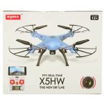 Syma X5HW 2,4GHz RC dron Wi-Fi kamera modrá – Obrázok 11