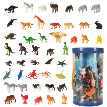 Figúrky morské živočíchy divoké dinosaury sada mix 48ks