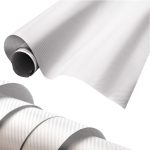 Uhlíková 3D fólia biela 1,27x28m – Obrázok 2