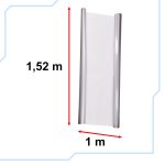 Uhlíková 5D strieborná fólia v roli 1,52x18m – Obrázok 4