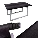 Fólia v rolke metalická kartáčovaná čierna 1,52x30m