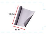 Fólia v rolke metalická kartáčovaná grafitová 1,52x30m – Obrázok 3