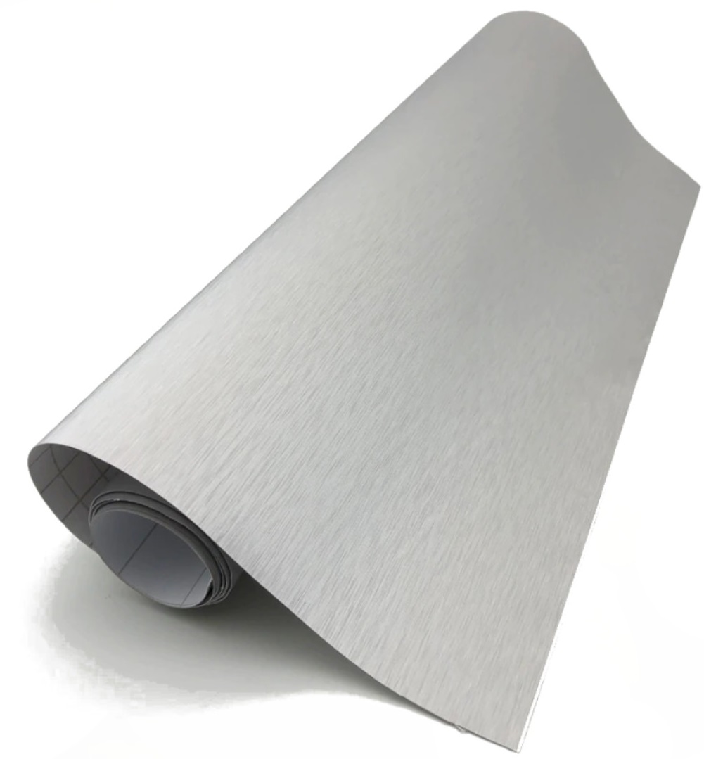 Folia-rolka-metalic-szczotkowana-szara1-52x30m-89557 Fólia v rolke metalická kartáčovaná sivá1,52x30m – Obrázok 1
