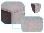 Fólia rolka samolepiace tapety dýha modro-šedá cement 1,22x50m – Obrázok 2