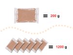 Hlinená hmota na hrnčiarsky kruh 1200g – Obrázok 2