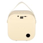 Karaoke reproduktor USB Bluetooth cream – Obrázok 5