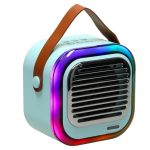 Karaoke reproduktor USB Bluetooth modrý – Obrázok 3