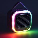 Karaoke reproduktor USB Bluetooth modrý – Obrázok 9