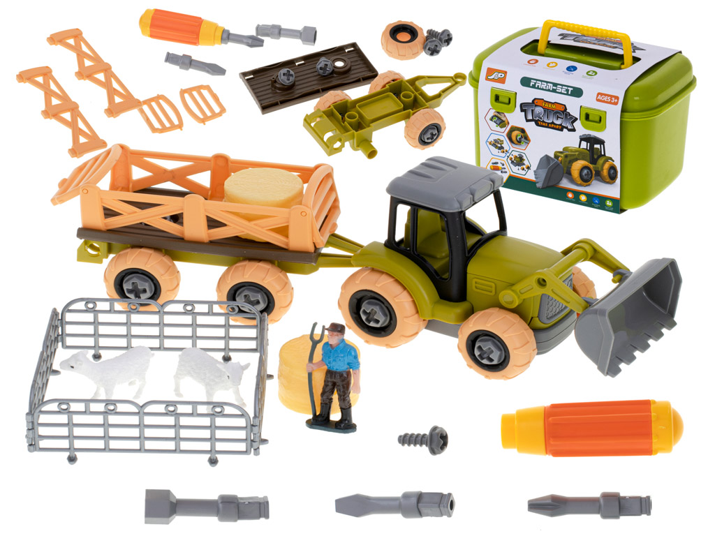 Gospodarstwo-rolne-farma-traktor-do-skrecenia-1048362 Poľnohospodársky traktor na otáčanie – Obrázok 1