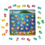 Montessori drevená hra s magnetom na rybky – Obrázok 4
