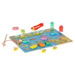 Montessori drevená hra na rybolov s včelím magnetom – Obrázok 7