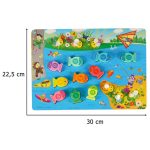 Montessori drevená hra na rybolov s včelím magnetom – Obrázok 10