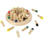 Pamäť puzzle hra čínske zápas farby drevené – Obrázok 3