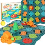 Puzzle stolová hra bludisko prekážková dráha 28 el.
