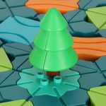 Puzzle stolová hra bludisko prekážková dráha 28 el. – Obrázok 4