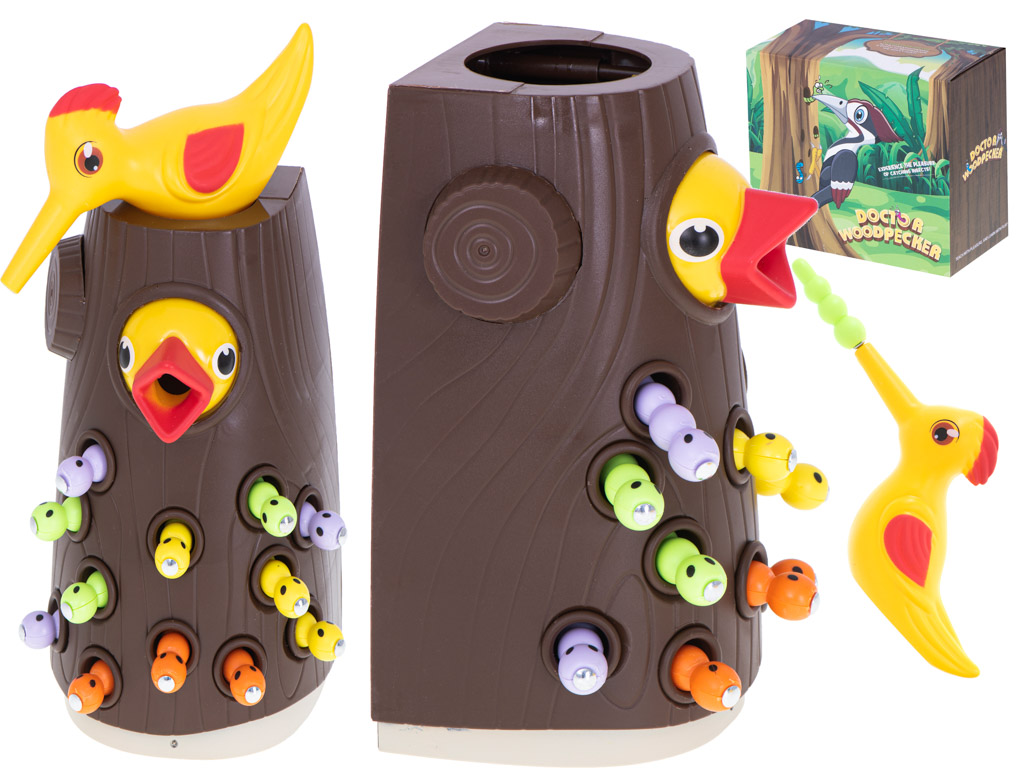 Gra-magnetyczna-nakarm-ptaszka-zlap-robaczka-1020132 Magnetická hra nakŕm vtáka a chyť červa – Obrázok 1