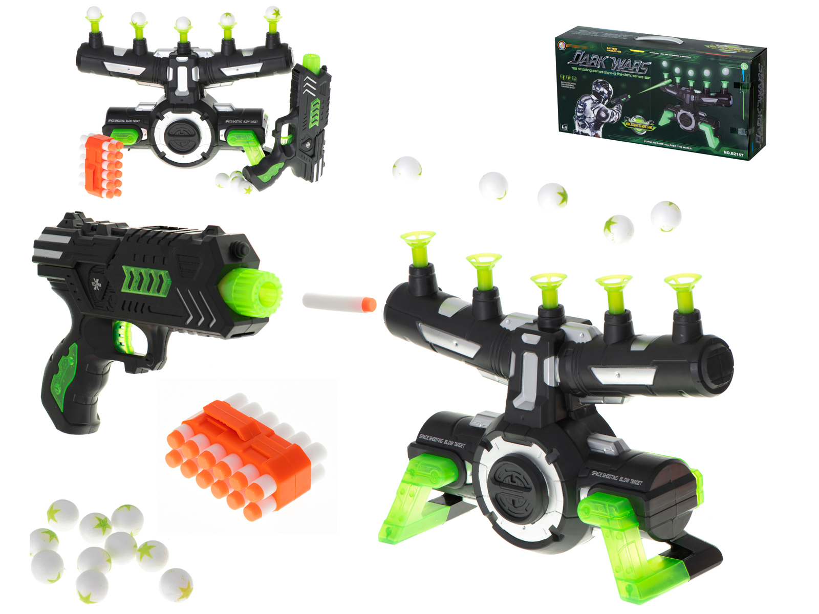 Gra-strzelecka-Air-shooting-unoszace-sie-plywajace-kulki-DARK-WARS-900652 Vzduchová strieľačka plávajúce gule DARK WARS – Obrázok 1