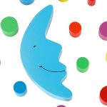 Drevená hra na vyvažovanie mesiaca montessori – Obrázok 6