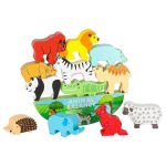 Skladačková hra vyvažujúca safari zvieratá – Obrázok 5