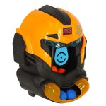 Cieľová streľba na hlavu robota arkádová hra sada pištoľ + loptičky – Obrázok 4