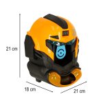 Cieľová streľba na hlavu robota arkádová hra sada pištoľ + loptičky – Obrázok 7